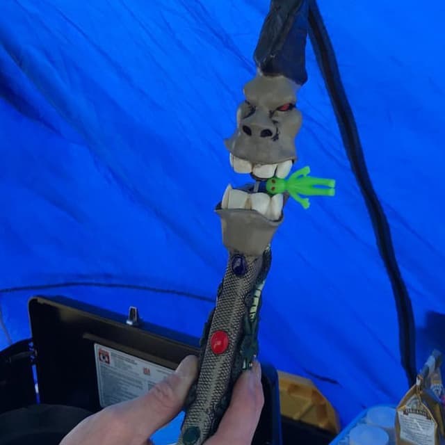 Eaten by a knife?