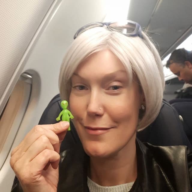 One of our biggest supporters, Lily, embarks on another journey with her “Alien Allen”