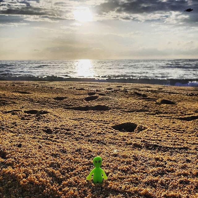 Beach alien