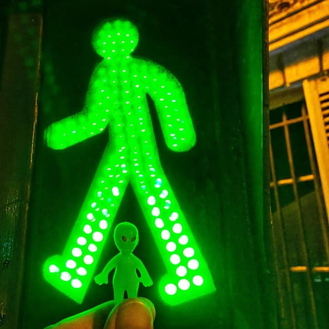 Crosswalk Alien