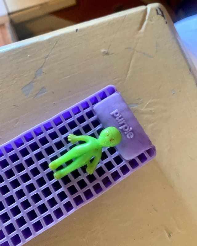 Purple alien
