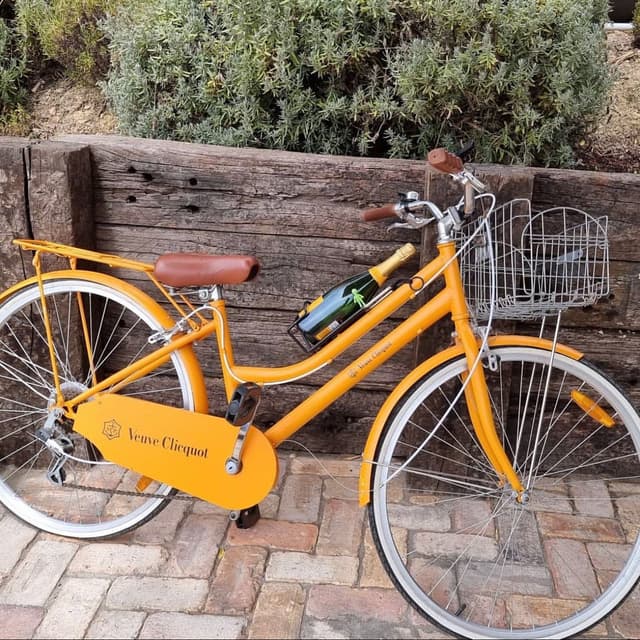 Veuve Clicquot bike alien! 😳