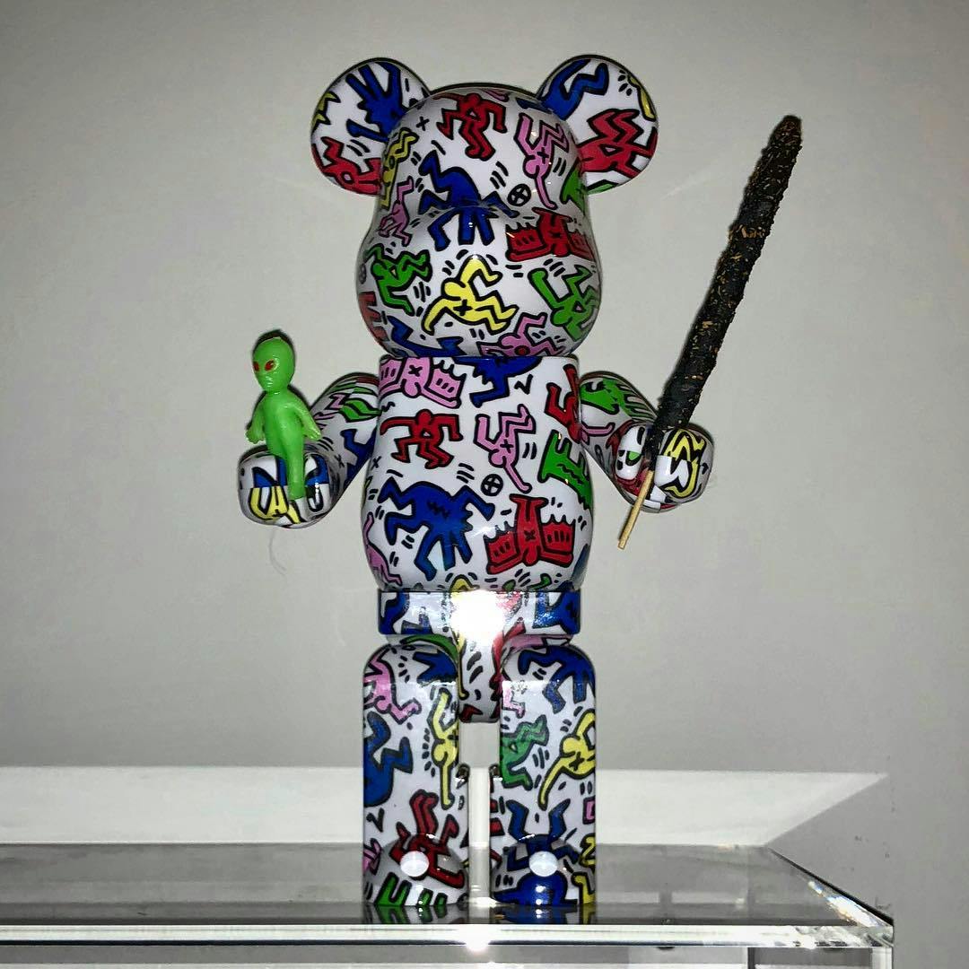 Keith Haring Bearbrick Alien